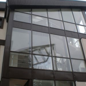 Спаренный противопожарный витраж / серия FRM7211